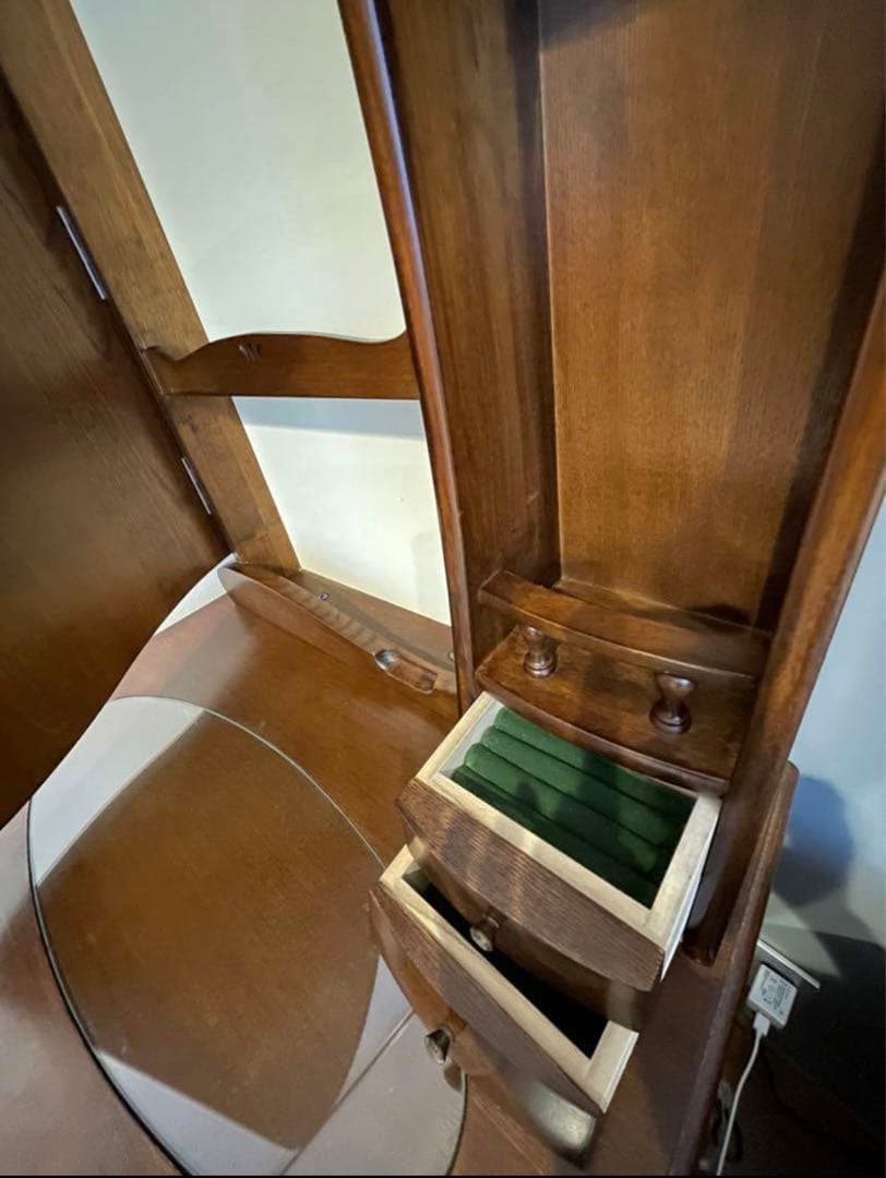 しまじろう様専用】木製一面鏡ドレッサーの通販はau PAY マーケット