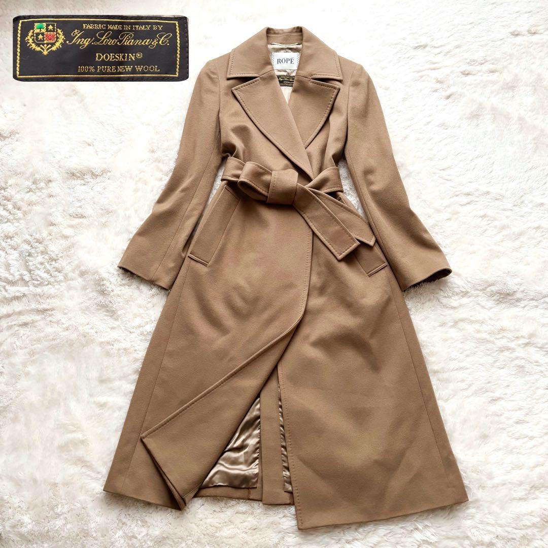 未使用級 ロロピアーナ チェスターコート ベルテッドコート キャメル 正規品 23区 - 美品 23区 Heritage CLASSIC COLLECTION ニジュウサンク