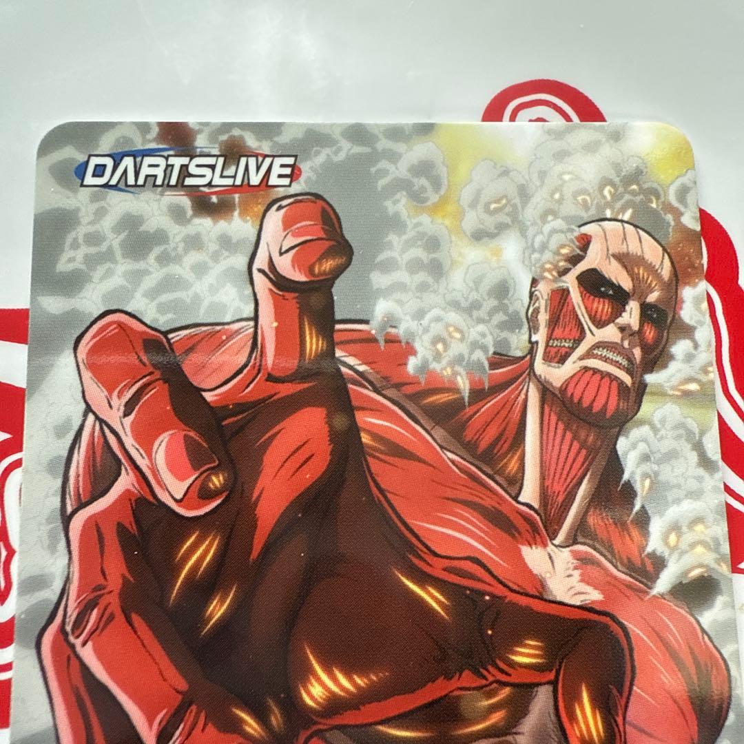 廃盤 未使用 DARTSLIVEカード 進撃の巨人デザイン - メルカリ