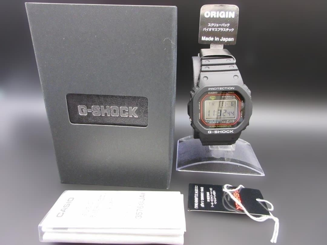 CASIO G-SHOCK DW-5000R-1AJF 初代復刻モデル 新品 G-SHOCK（G-ショック）初代G-SHOCK復刻モデル ブラック DW-5000R-1AJF