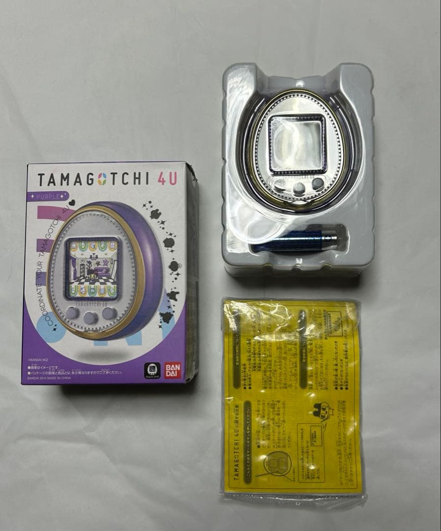 たまごっち 4U パープル 動作確認済　現状販売　箱あり 動作確認済】たまごっち4U パープル 本体のみ 紫 Tamagotchi - メルカリ