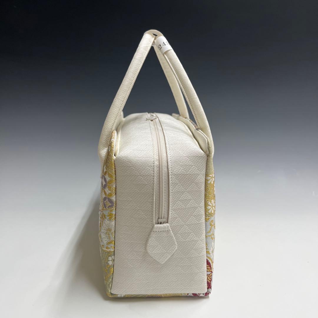 新品未使用品 京都 西陣織正絹帯地使用 利休バッグお茶席 2433 - メルカリ