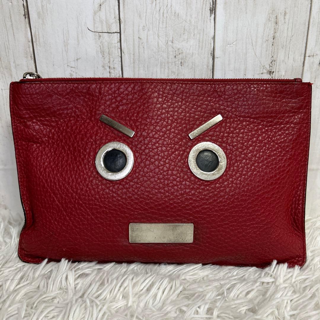 FENDI モンスターフェイス クラッチバッグ セカンドバッグ バグズ