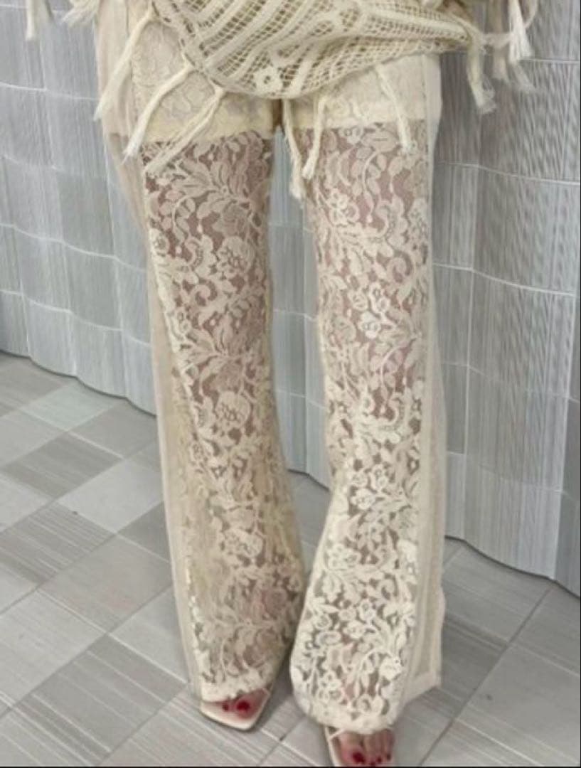 パンツ Ameri MEDI LINGERIE LIKE LACE PANTS MEDI LINGERIE LIKE LACE PANTS