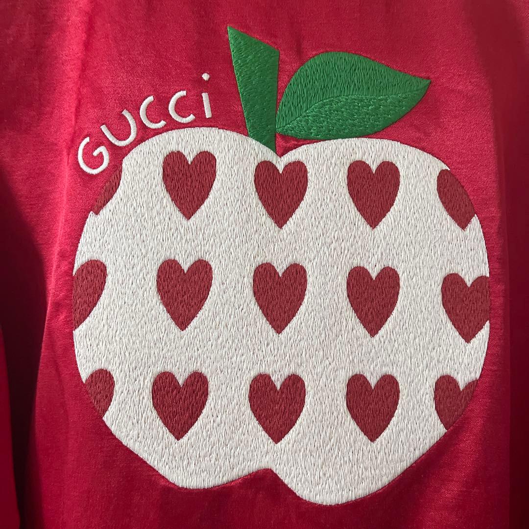 GUCCI ジャケット りんご 刺繍 bts V 仲里依紗 着用 紙袋付き - メルカリ