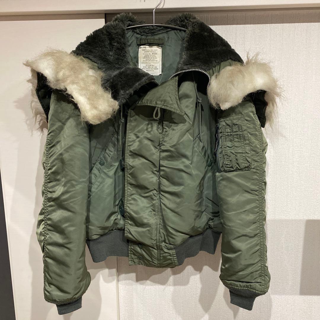 80s ALPHA アルファ 旧タグ N-2B N2B フライトジャケット M - メルカリ