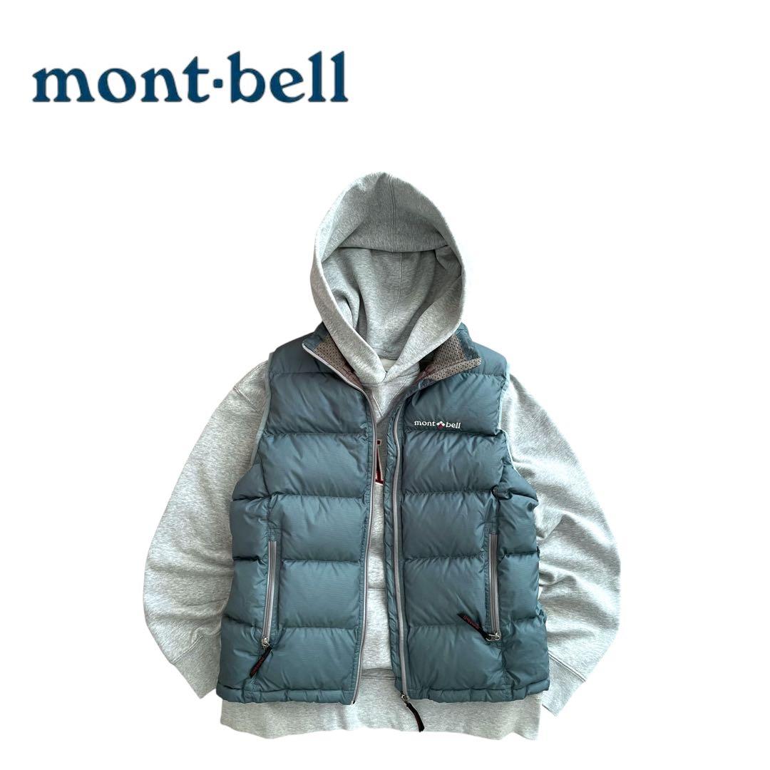 【美品】mont-bellモンベル 90s ネージュ ダウンベスト L.ブルー 美品】mont-bellモンベル 90s ネージュ ダウンベスト L.ブルー - メルカリ