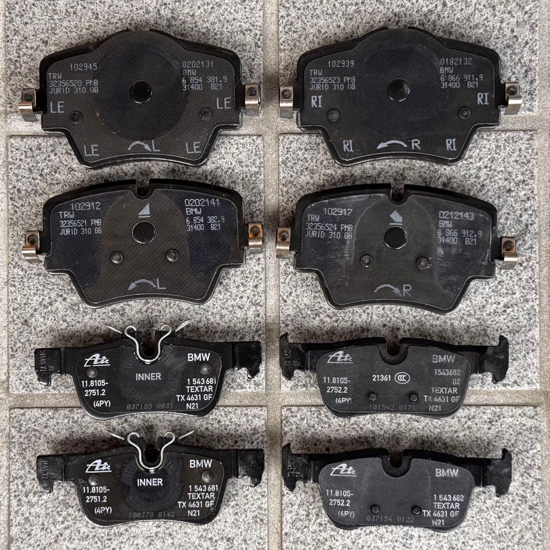 新車外し品！BMW MINI F54 クラブマン クーパーS 純正ブレーキパッド