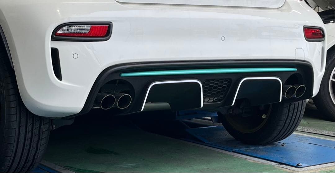 アバルト フロント/リア リップ スプリッター パーツ