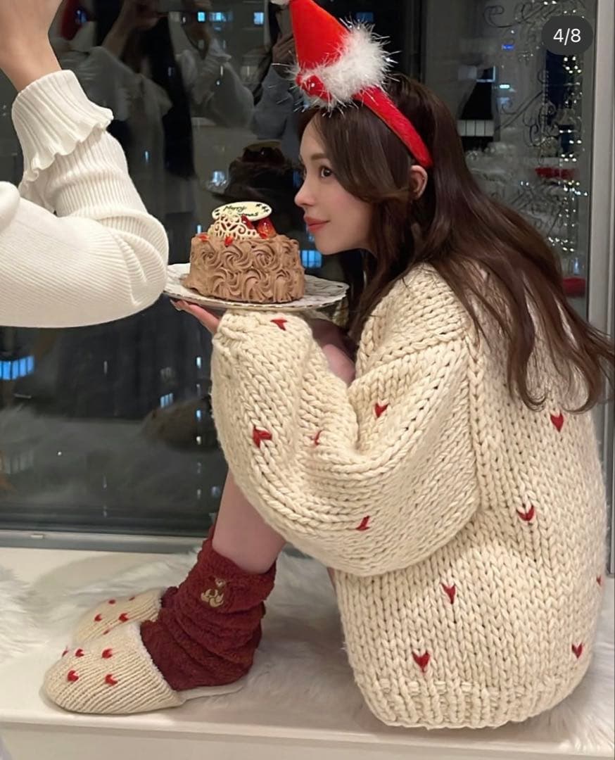 THETOE ハートカーディガン クリスマスボックス