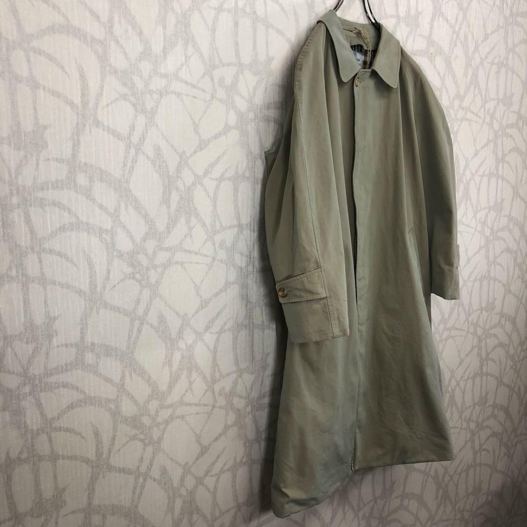 アクアスキュータム Aquascutum 80s ステンカラーコート イギリス製