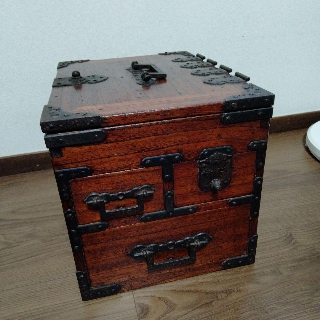 アンティーク手持箪笥 鍵付き、傷み無し 楽天市場】アンティーク家具 船箪笥 希少品 山形県酒田地方産 山形県産