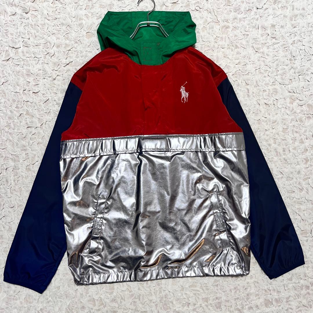 希少サイズ』 ポロラルフローレン アノラックパーカー マルチカラー
