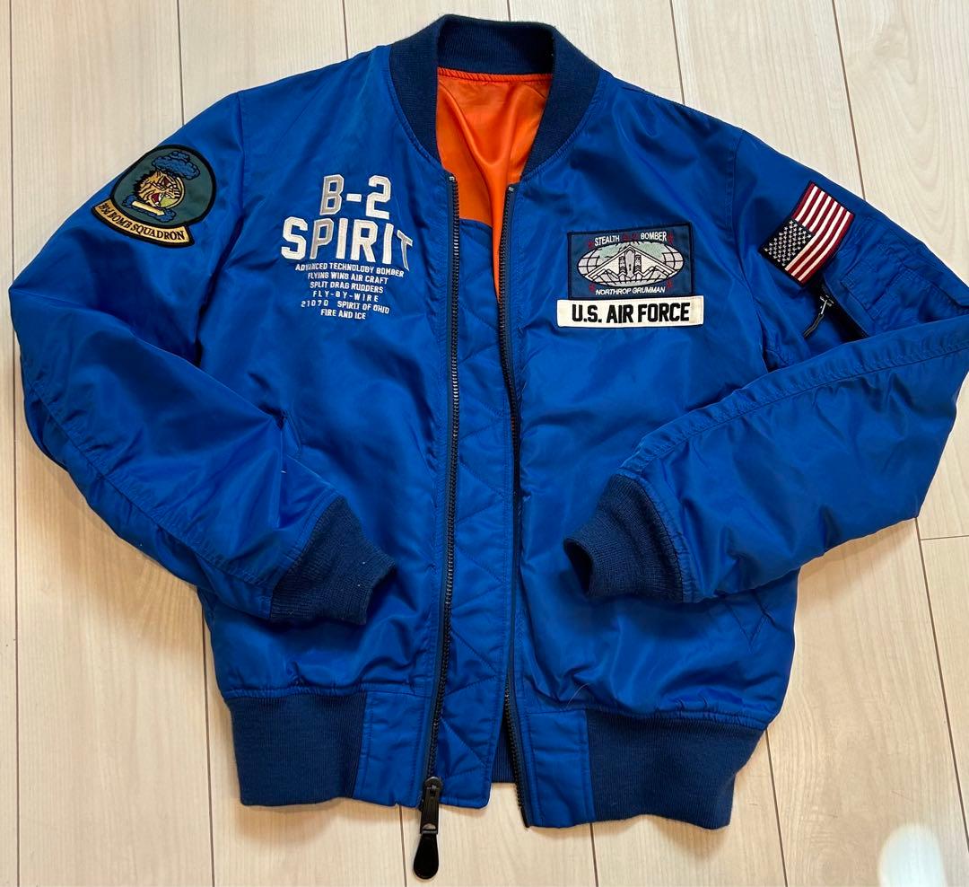 アヴィレックス　フライトジャケット　ワッペン　リバーシブル　Ｌサイズ AVIREX アヴィレックス フライング タイガース L-2 フライト