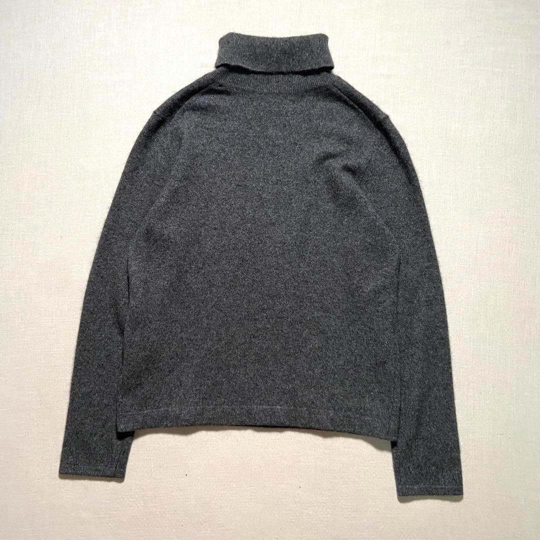 カシミヤ100％ ダーマコレクション グレー タートルネック M - メルカリ