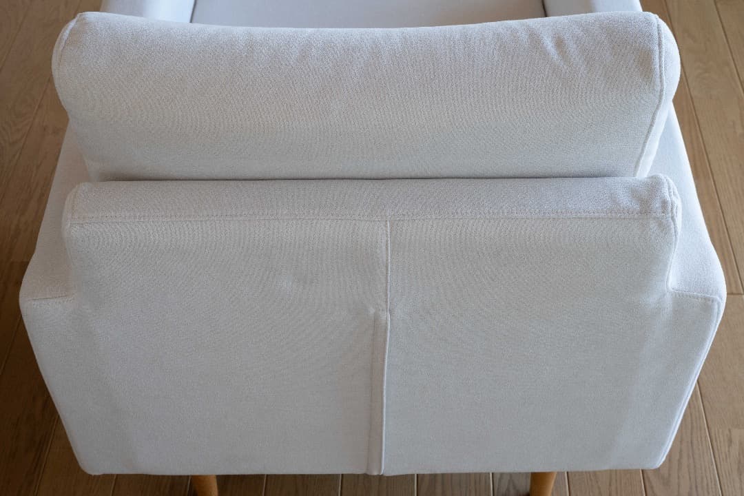 送料込】高野木工 レオソファ 1人掛け （アイボリー）