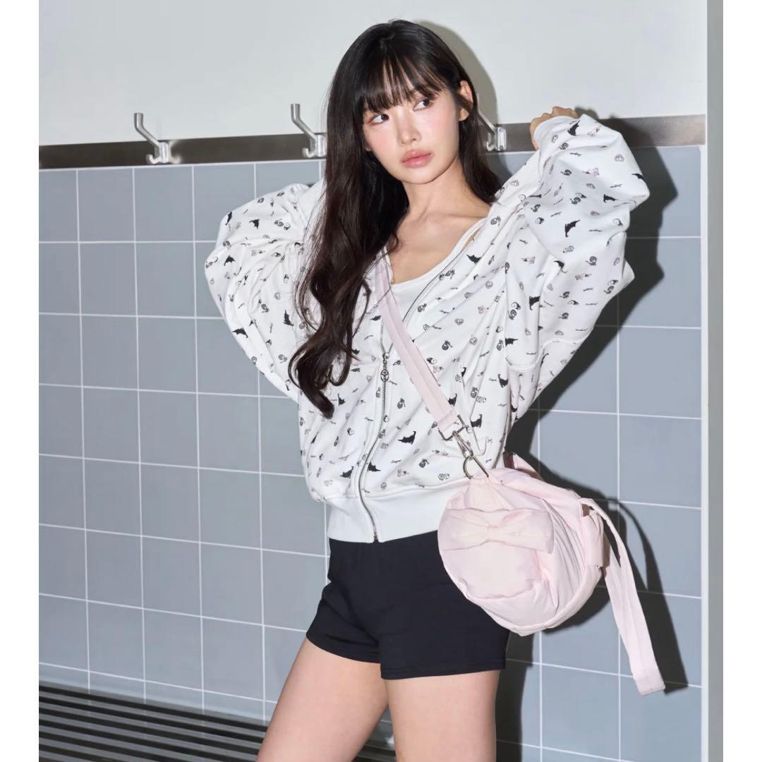 バレエ silentand meow me sport bag -pink-