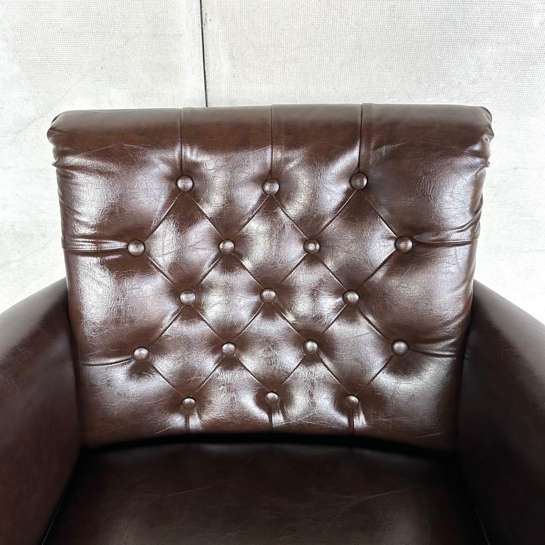 ✦Vintage✦チェスターフィールド／バーバーチェア／昇降式 サロン