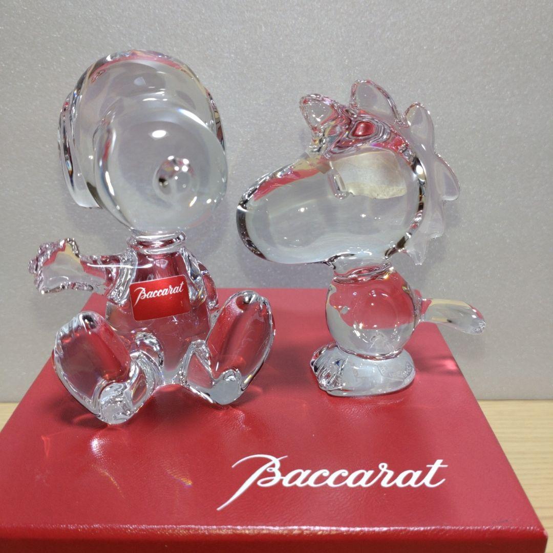 バカラ スヌーピー ウッドストック 2点セット売り - メルカリ