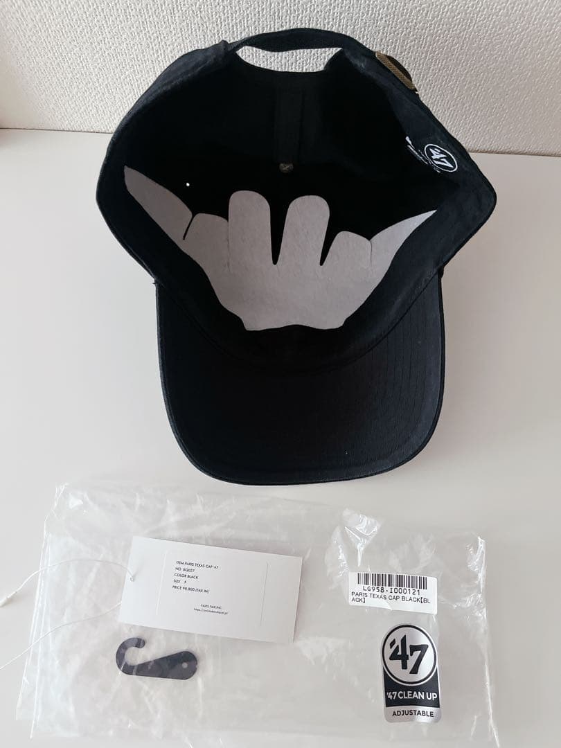 KENTOさまPARIS,TEXAS パリテキサス ブラック キャップ - メルカリ