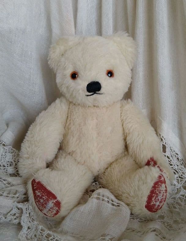 チャドバレーベア 白い子イギリスアンティーク チャド・ヴァレー