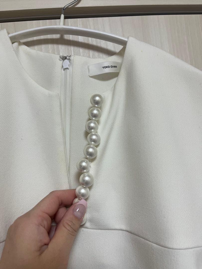 yokochan パールAライントップス ホワイト 38 - メルカリ