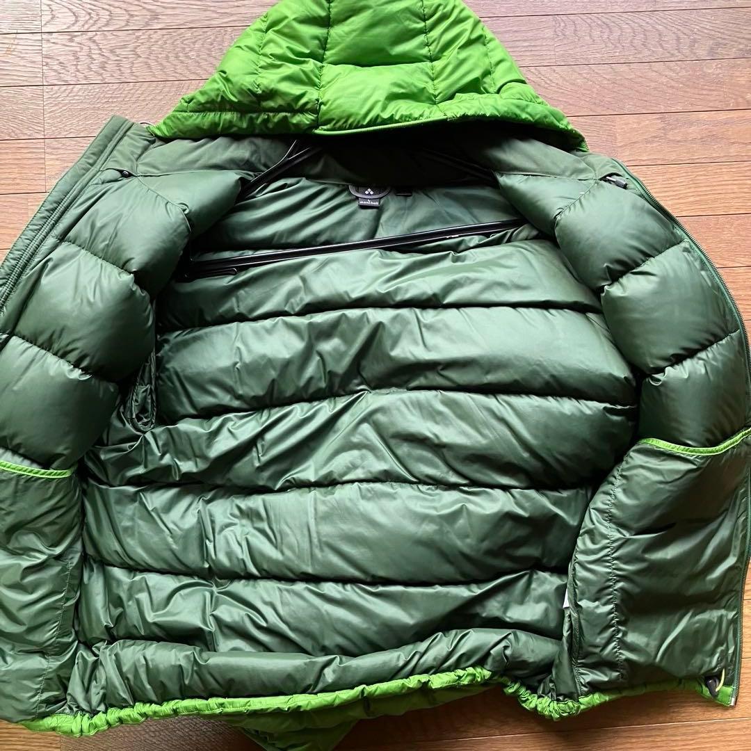 モンベル ライトアルパインダウンパーカ ドローコード グリーン メンズ