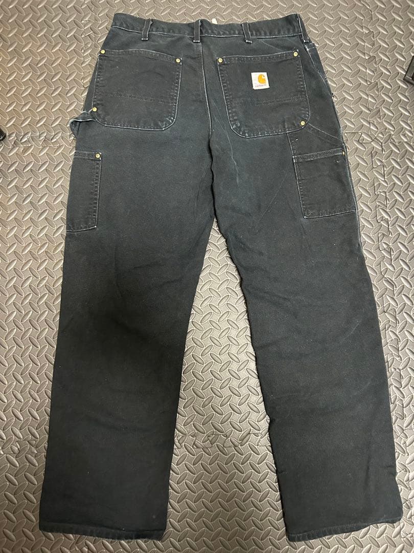 カーハート ダブルニー ブラック 32 × 30 - メルカリ