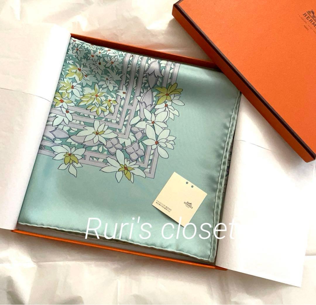 新品未使用⭐︎エルメス シルク スカーフ 聖なる大河 カレ90 大判