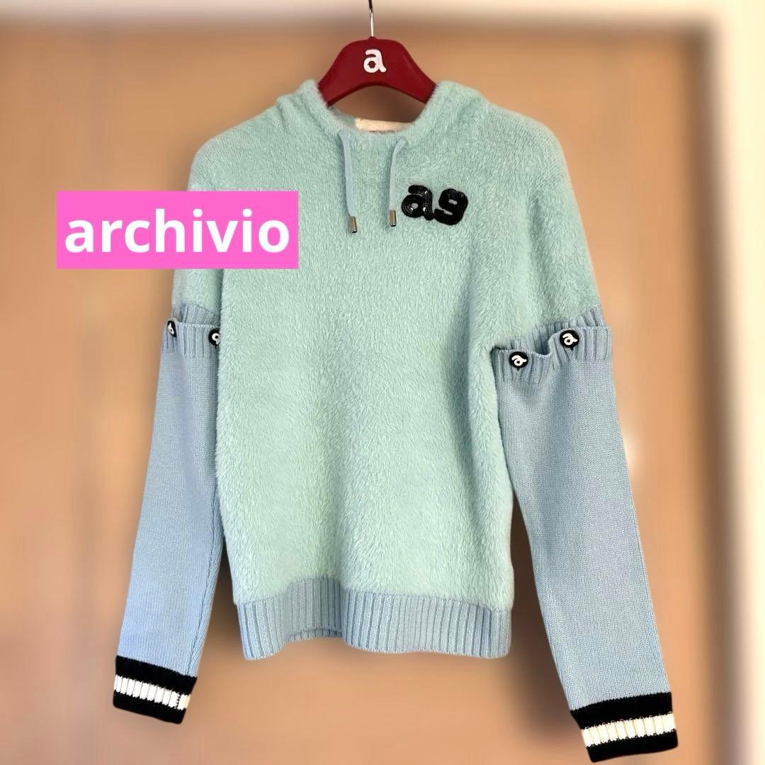 ひろりん様 アルチビオ ★archivio★ フード付きセーター レディース ひろりん様 アルチビオ ☆archivio☆ フード付きセーター レディース