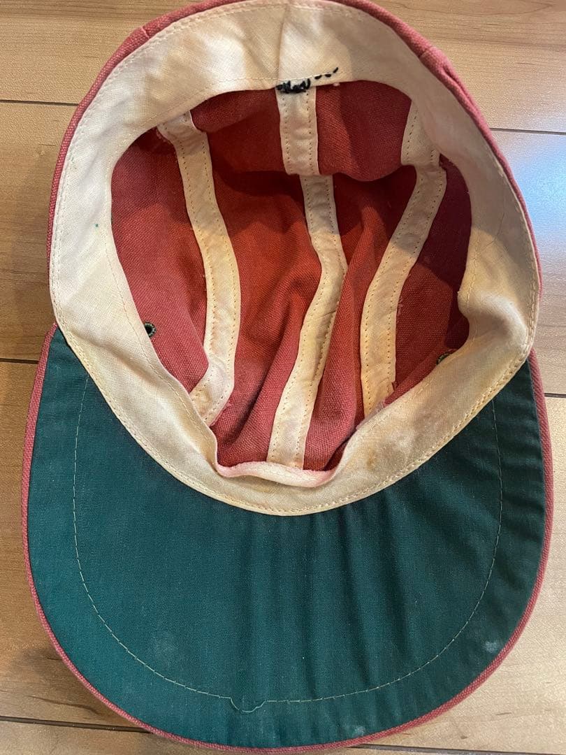 L.L.Bean ロングビルキャップ　赤　80s