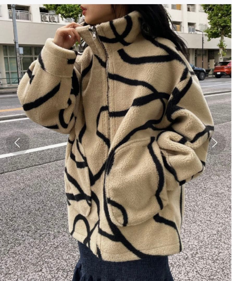 Ameri⭐︎美品⭐︎ 2WAY REVERSIBLE BOA JACKET - メルカリ