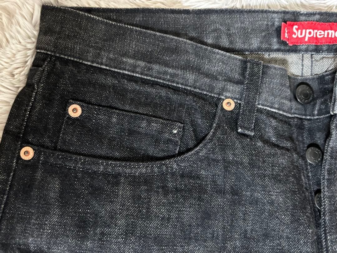 Supreme ダークグレー スリムフィットデニム シュプリーム 32 - メルカリ