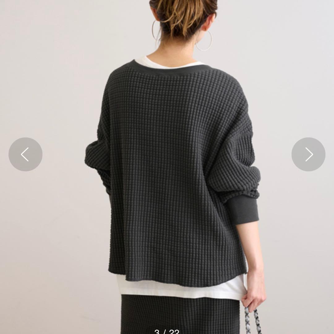 FRAMeWORK フレームワーク ヘビーワッフル2WAYプルオーバー 2022