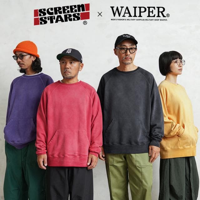 新品】SCREEN STARS×WAIPER スウェットシャツ【XL】 - メルカリ