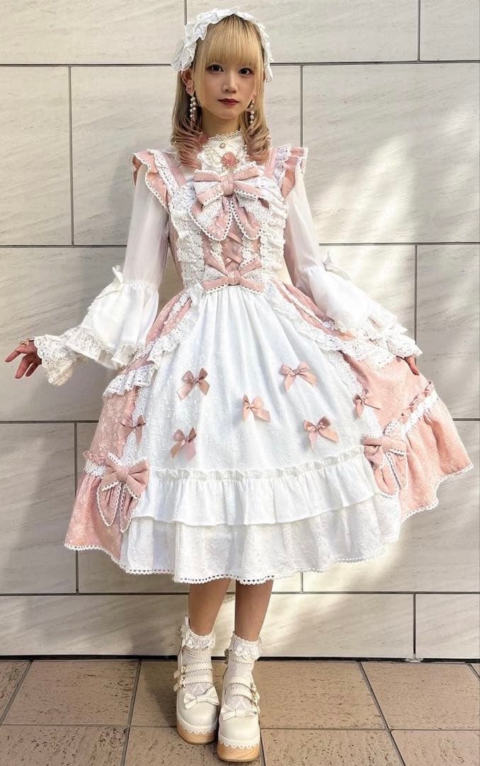 axes femme Chalmiereブリリアントローズジャンスカ（ピンク） - メルカリ