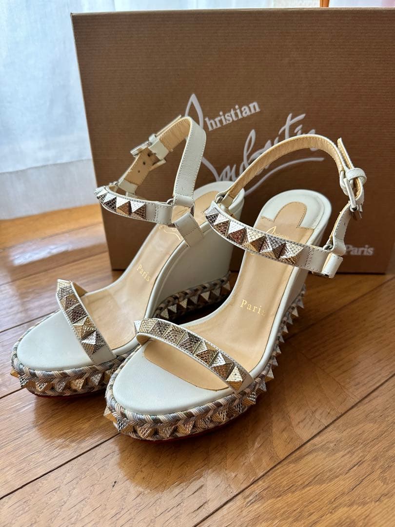 クリスチャンルブタン　ウェッジサンダル　36 楽天市場】【最大2万円OFFクーポン対象・3/1限定】Christian Louboutin