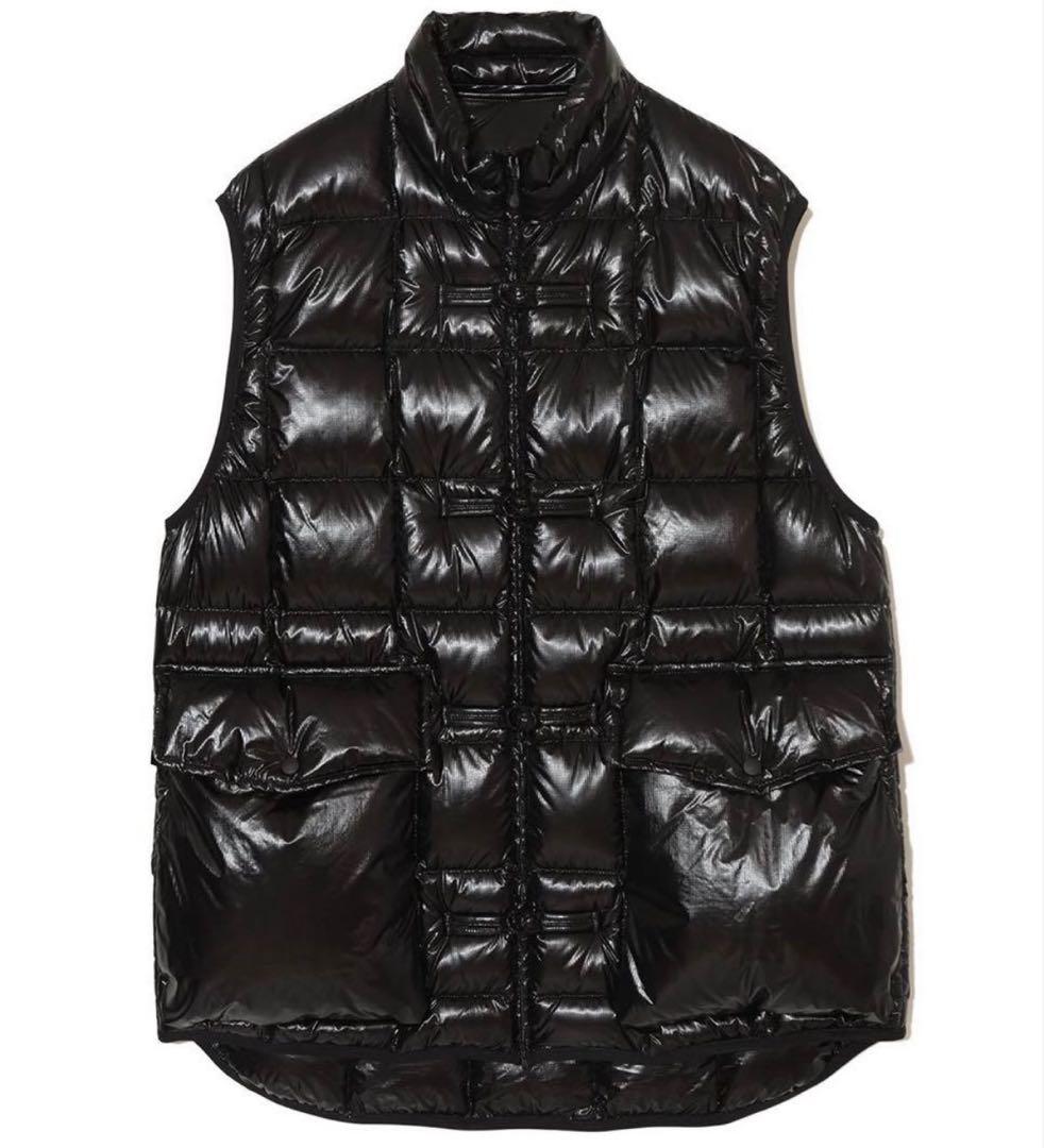 トップス UNDERCOVER x FRAGMENT Nylon Down Vest M UNDERCOVER×FRAGMENT フラグメント 刺繍ロゴダウンベスト 03AW メンズ