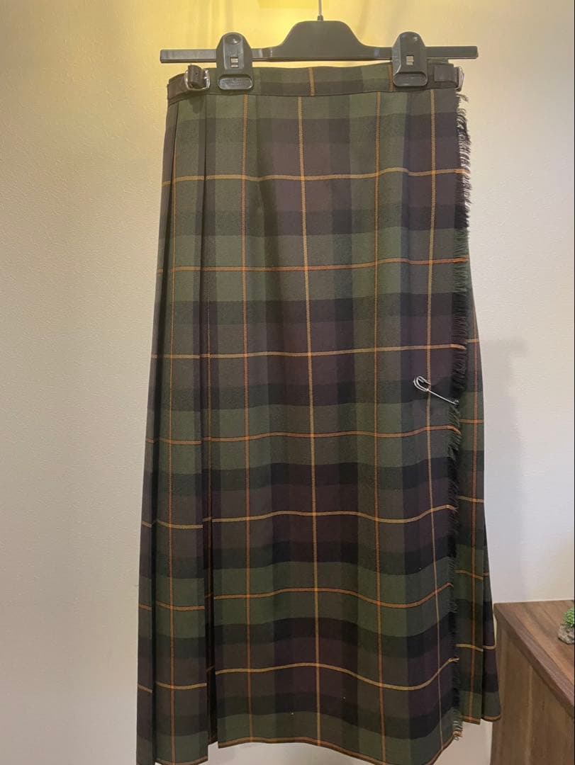 O'Neil of Dublin チェック柄プリーツスカート M デリーカナン O'NEIL of DUBLIN（オニールオブダブリン） ONEIL of DUBLIN スカート