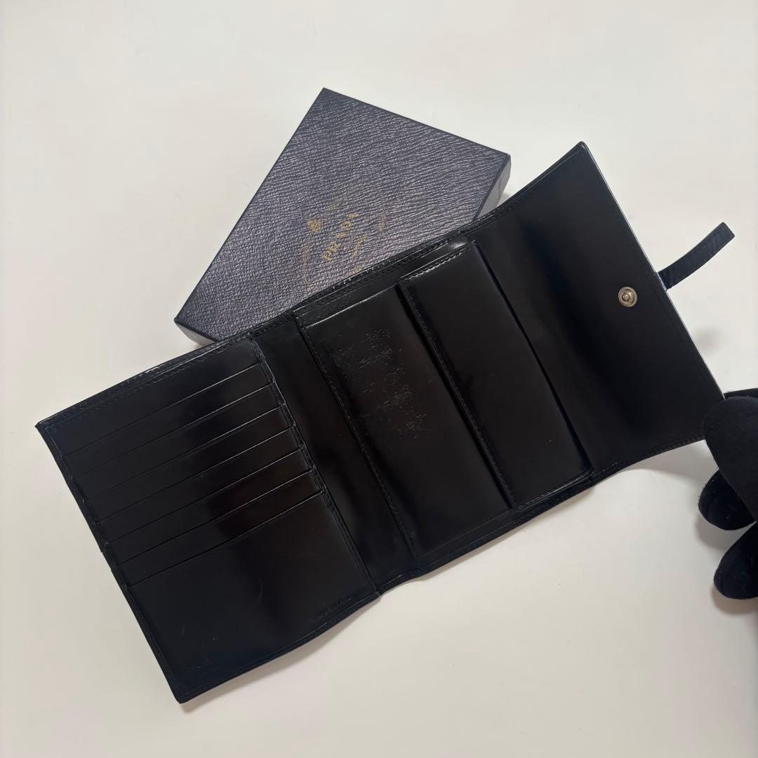 【定価¥98900】PRADA 三つ折り財布 本革 LOEWE《超激レア⭐︎》