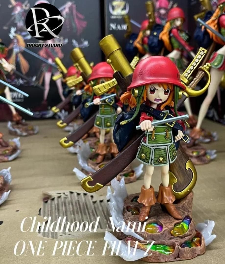 ワンピース フィルム ゼット 子供時代 ナミ フィギュア ガレージキット
