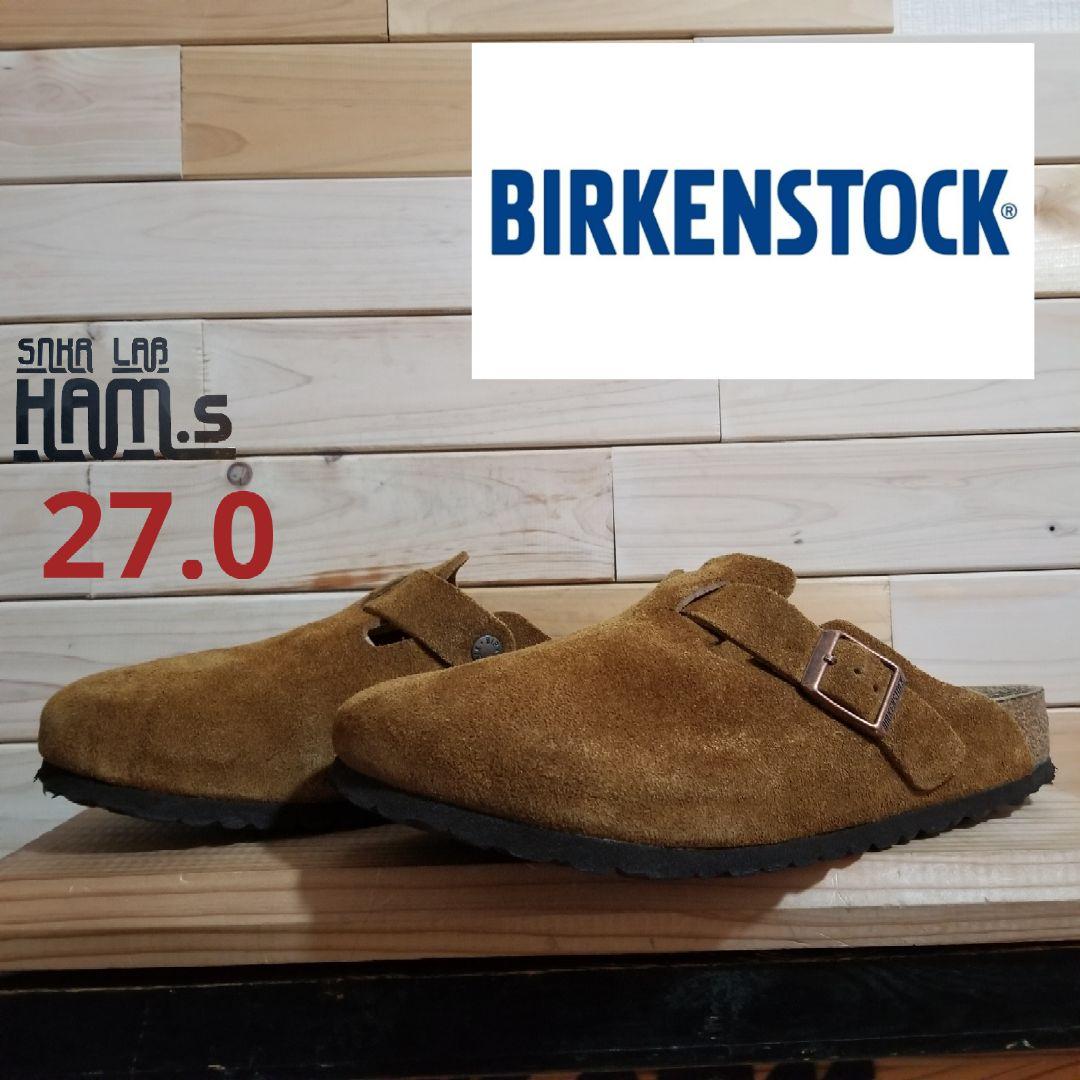 極美品　ビルケンシュトック　Boston　ボストン　ミンク　レギュラー　27 楽天市場】BIRKENSTOCK ビルケンシュトック Boston BS ボストン MINK
