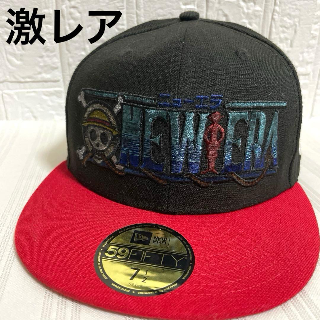 激レア NEWERA ニューエラ ワンピースコラボ タイトルロゴ 59FIFTY NEW ERA（ニューエラ） ONE PIECE キャップ ワンピース コラボ 帽子