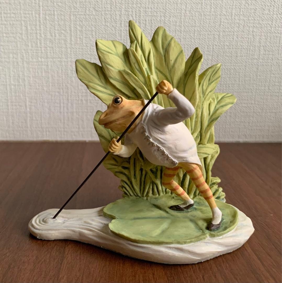 かえるのジェレミーフィッシャー フィギュリン ピーターラビット 置物