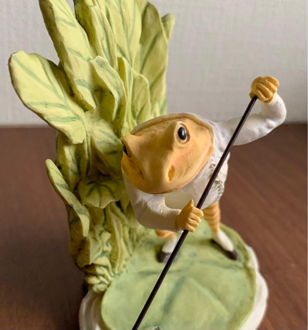 かえるのジェレミーフィッシャー フィギュリン ピーターラビット 置物
