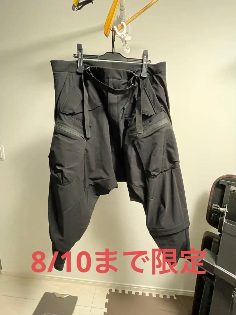 R　ACRONYM p30a-dskr サイズXS ACRONYM P30A-DSKR-BKS Schoeller® Dryskin™ Ultrawide Drawcord Cargo