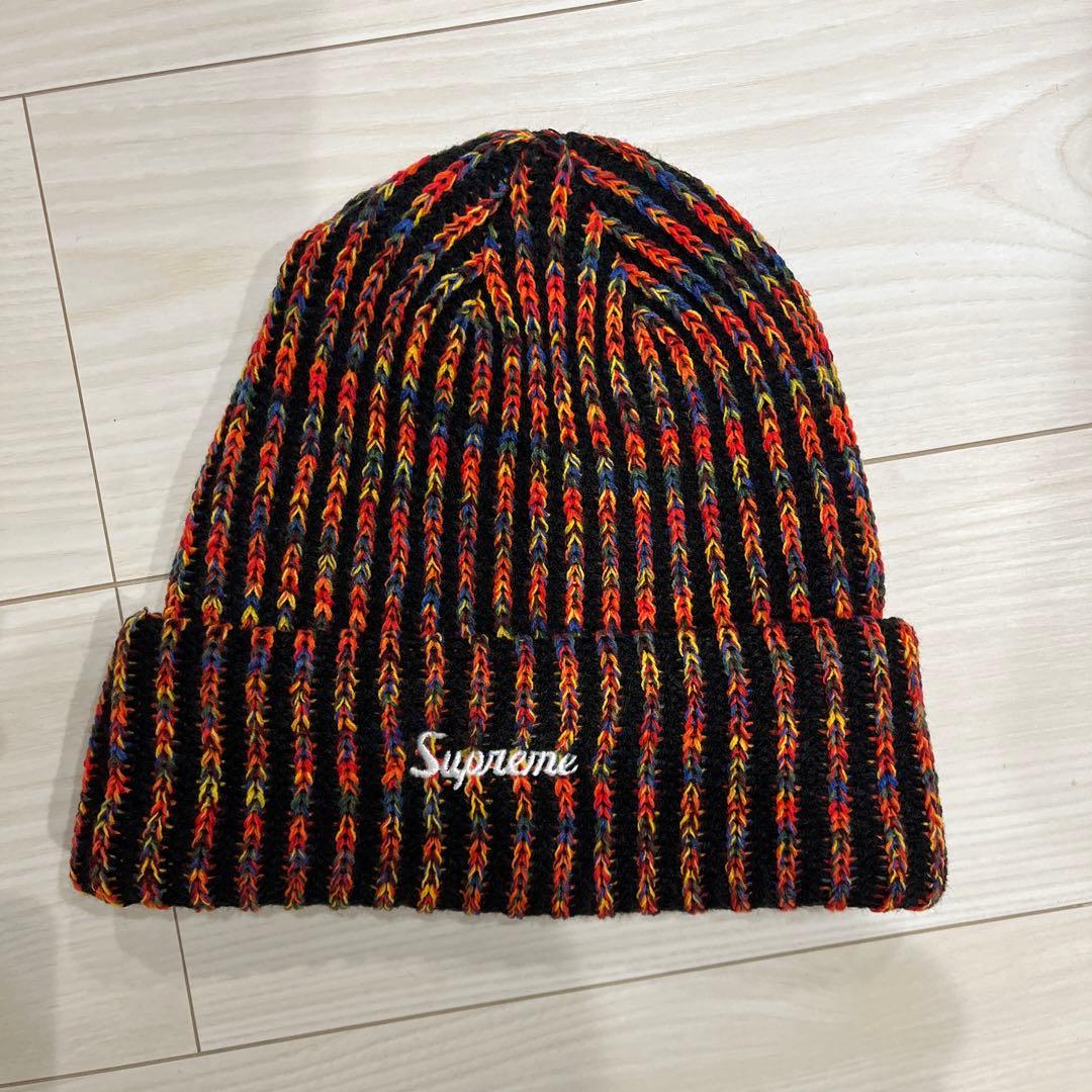 Supreme ニット帽 レインボービーニー25FW ステッカー二枚付き Supreme ニット帽 レインボービーニー25FW ステッカー二枚付き - メルカリ