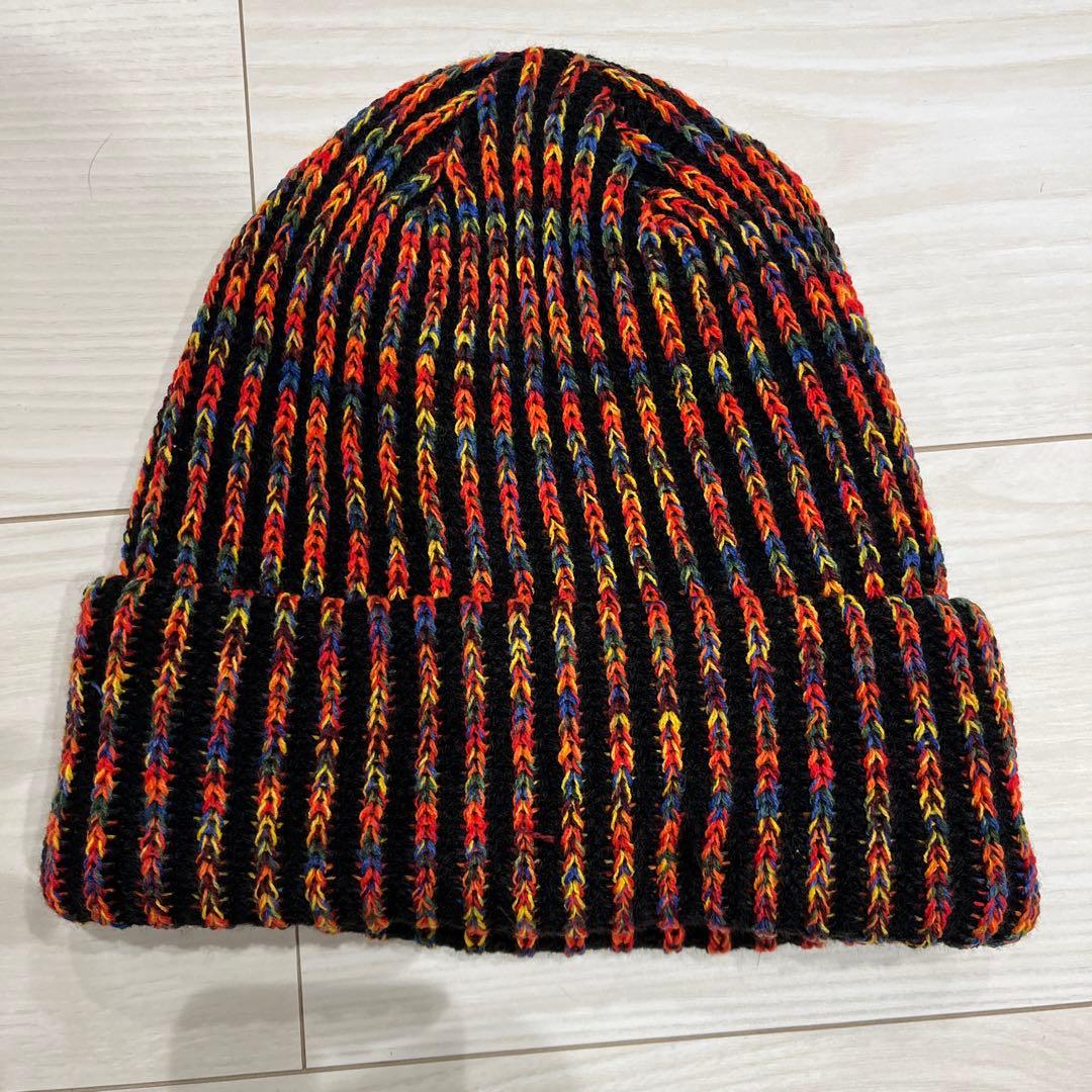 Supreme ニット帽 レインボービーニー25FW ステッカー二枚付き - メルカリ
