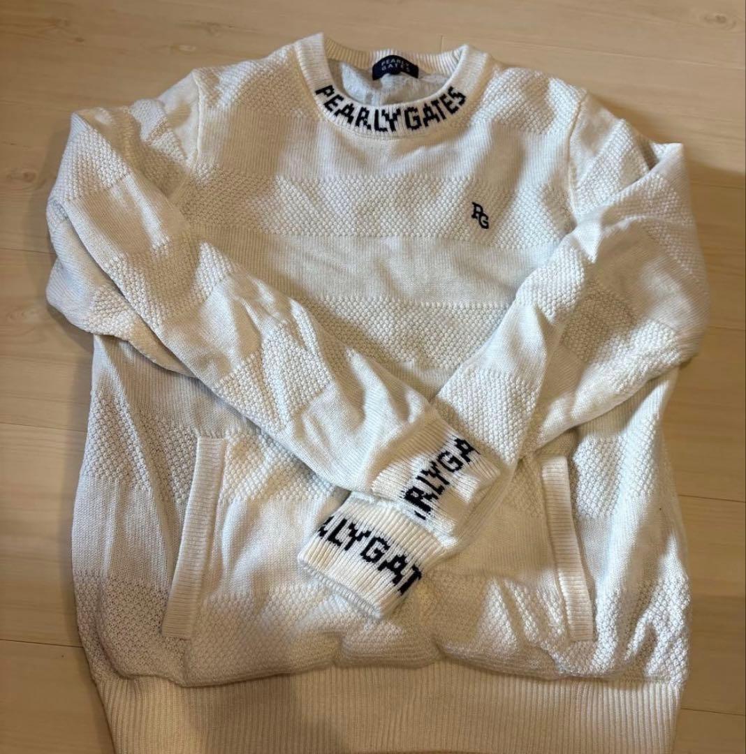 PEARLYGATES 裏付きニット - メルカリ