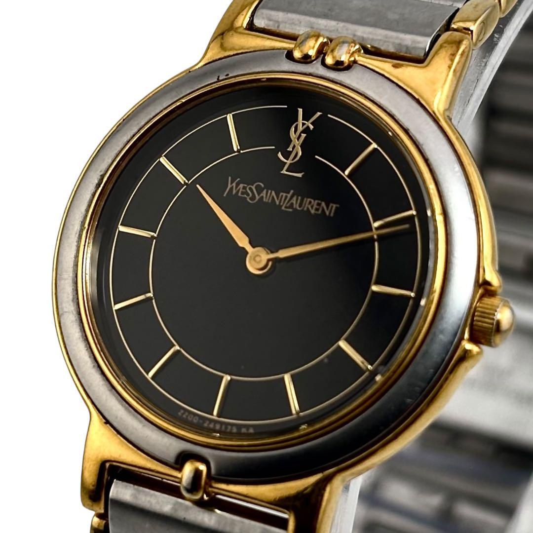 【稼働】 サンローラン 腕時計 2200-228481 レディース 黒文字盤 Yahoo!オークション -「2200」(イヴ・サンローラン) (い)の落札相場